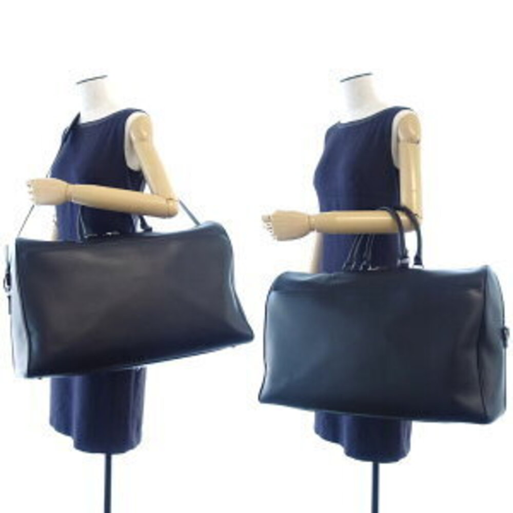 Saint Laurent Paris YSL Sac Duffle Leather Black Boston Bag - Picture 9 of 9